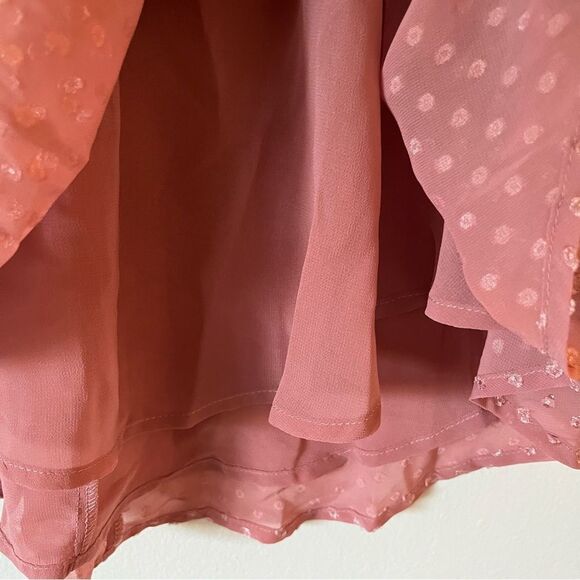 NWT BOG Band of the Free Bohemian Blouse Top Bell Sleeves V Neck Keyhole back XS - Picture 6 of 15